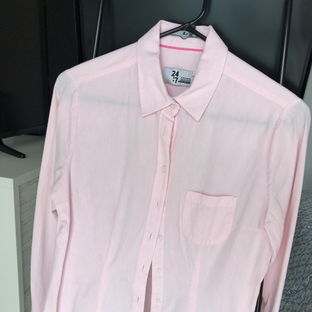 Pink long sleeve shirt